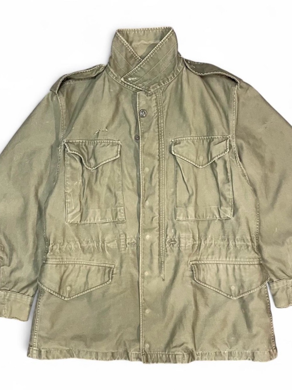 Men's Olive Field Jacket - Military M51 Style Utility Coat